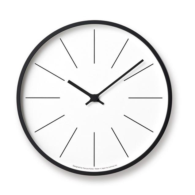 掛け時計　時計台の時計［電波時計］/ line　レムノス 壁掛け時計【在庫がない場合２〜４週間かかる事ございます。ご希望の添えない際はキャンセル承ります】｜accaplus