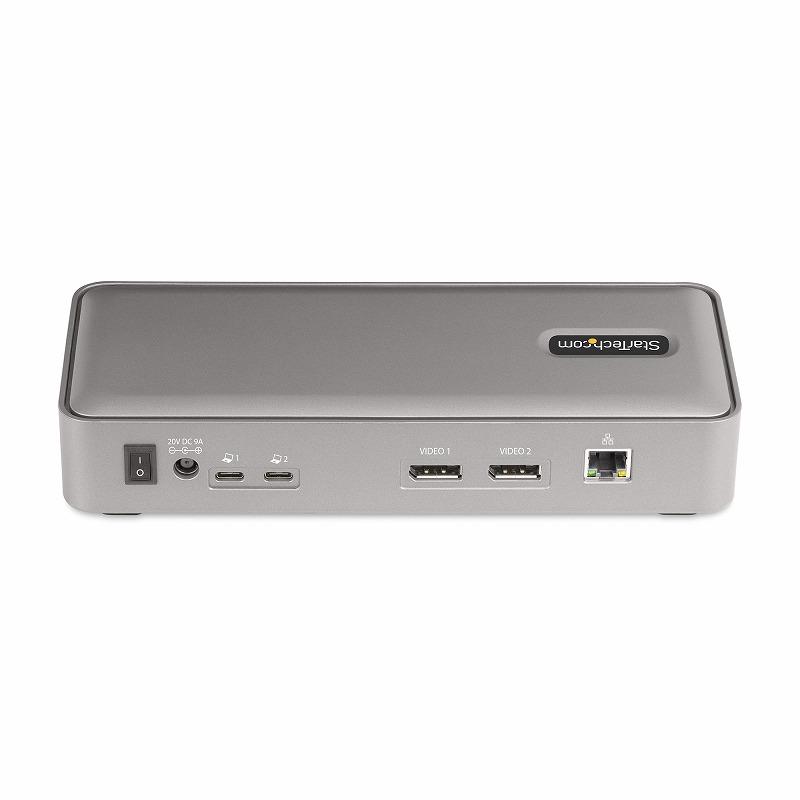 ドッキングステーション USB-C KVM機能 デュアルモニター 4K60Hz