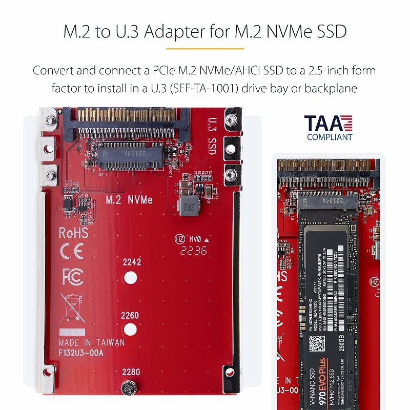 PCI Express x8接続デュアルM.2スロット増設NVMe SSD対応