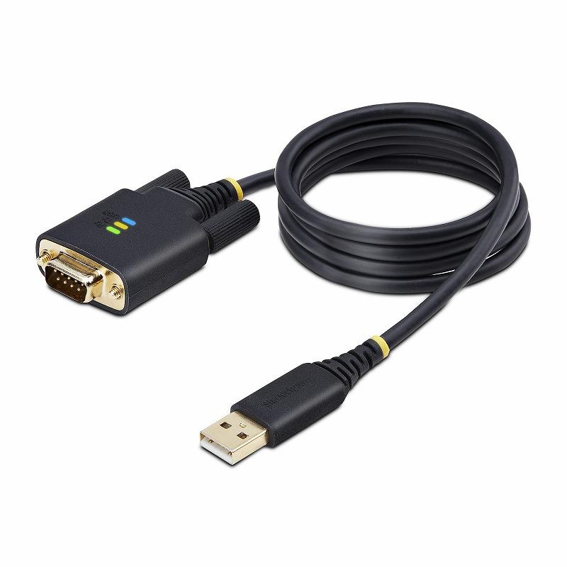 USB-RS232Cシリアル変換ケーブル ストレート USB 2.0接続 1m 1ポート D