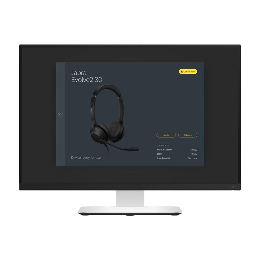 Jabra Evolve2 30 SE USB-C UC Stereo ヘッドセット 両耳 有線 マイク