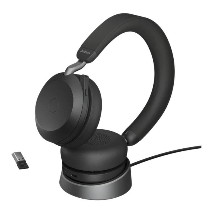 ヘッドセット マイク付き ジャブラ Jabra Evolve2 75 Link380a MS Stereo Stand Black 両耳 無線 ワイヤレス 充電スタンド付き ヘッドセット マイク付き ジャブラ Jabra Evolve2 75 Link380a MS Stereo Stand Black 両耳 無線 ワイヤレス 充電スタンド付き