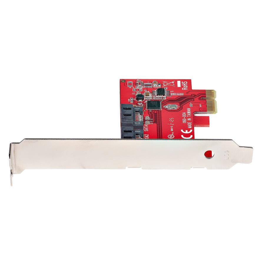 SATA 2ポート増設 PCI Expressインターフェースカード 6Gbps ロー