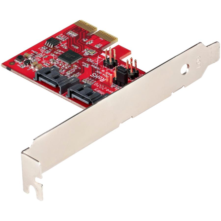 SATA 2ポート増設PCI Express インターフェースカード 6Gbps ロー