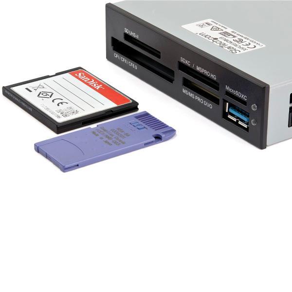 USB 3.0接続 内蔵型マルチカード リーダー ライター(UHS-II対応) SD  Micro SD  MS  CF 対応メモリーカードリーダー スターテック Startech｜acceljapan｜05