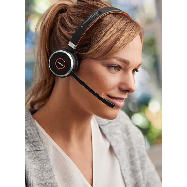 ヘッドセット マイク付き ジャブラ Jabra Evolve 65 SE、Link380a MS