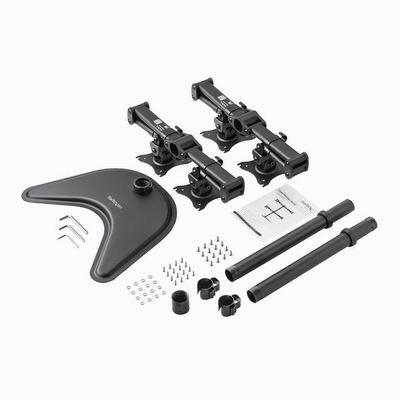 4面マルチモニタースタンド 2x2面マルチ液晶ディスプレイスタンド VESA規格対応 最大27インチモニタ4台対応 最大8kgモニターを搭載可能 スターテック Startech_5