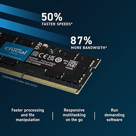 32GB Kit(2x16GB)DDR5-5600 SODIMM CL46(16Gbit) crucial クルーシャル