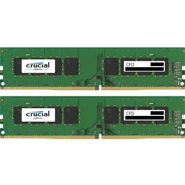 デスクトップパソコン 増設メモリ crucial 16GB Kit (8GBx2) DDR4 2400 MT s (PC4-19200) CL17 SR x8 Unbuffered DIMM 288pin Single Ranked クルーシャル｜acceljapan｜02