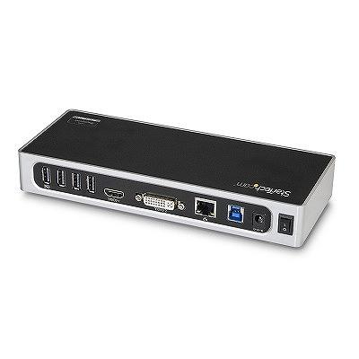 USB 3.0接続 ノートパソコン パソコン ドッキングステーション デュアルモニタ対応(USB - HDMI  USB - DVI VGA) ポートリプリケータ  スターテック｜acceljapan｜03