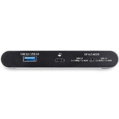 USB-C 接続マルチアダプタ 4K DispplayPort x2 Windows対応 USB-C対応デュアルDPアダプタ 2x USB-Aポート 100W PD 3.0 ギガビット有線LANポート スターテックの画像