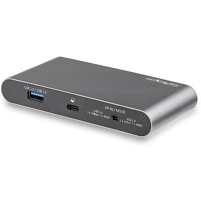 USB Type-C接続マルチアダプタ 4K HDMIデュアルモニター対応 2x USB-A 100W USB PD 3.0 ギガビット有線LAN Windowsのみ対応  スターテック Startechの画像