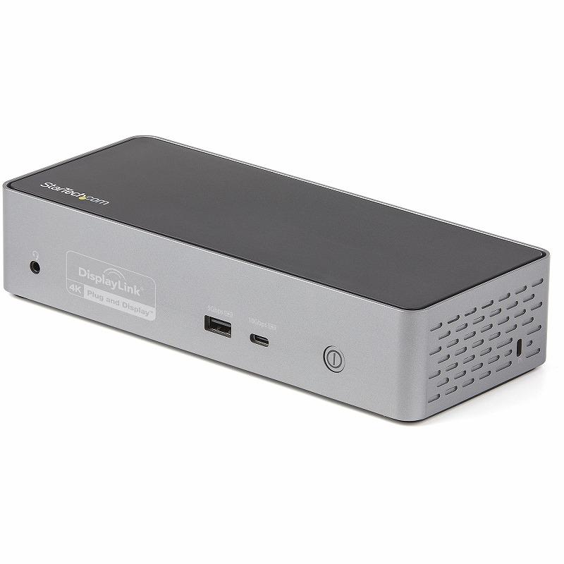 ドッキングステーション USB-C接続 4画面 4K60Hz HDMI & DisplayPort