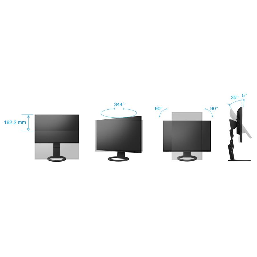 EIZO ≪FlexScan≫24.1インチカラー液晶モニター(1920x1200/USB Type-C