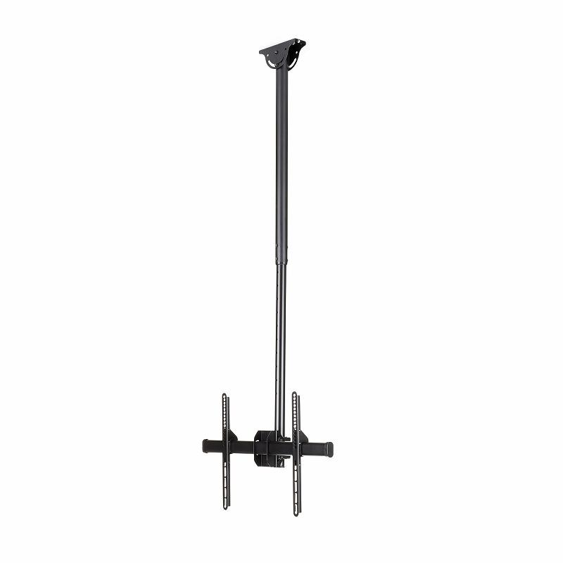 薄型液晶テレビ天吊り金具 天井からの距離を1060mmから1560mmに調節 32から75インチTVに対応できる天吊りハンガー VESAマウント規格サポート スターテックの画像