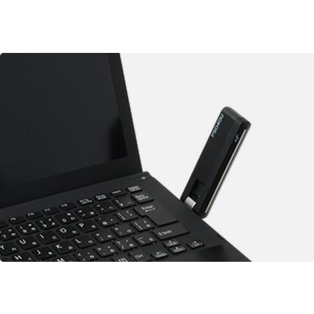 LTE USB ドングル +F FS040U 簡単接続モード SIMフリー インターネット