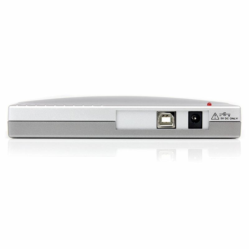 4ポート USB-RS232C変換ハブ USB2.0-シリアル (x 4) コンバータ  変換アダプタ USB A (オス)-D-Sub9ピン (オス)  スターテック Startech 2年保証の画像