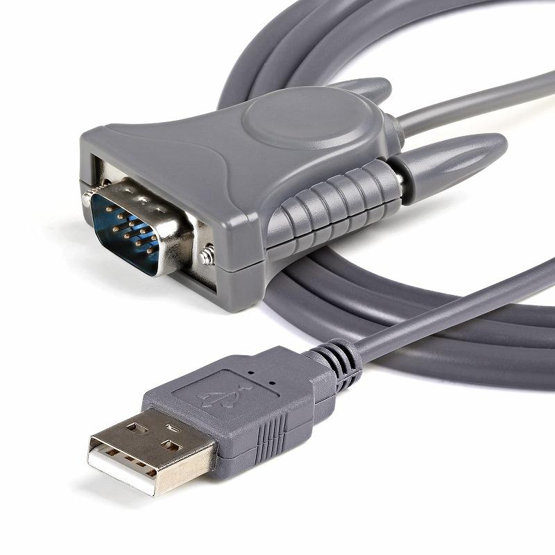 USB-RS232Cシリアル変換ケーブル (DB9-DB25変換コネクタ付き) 1x USB A