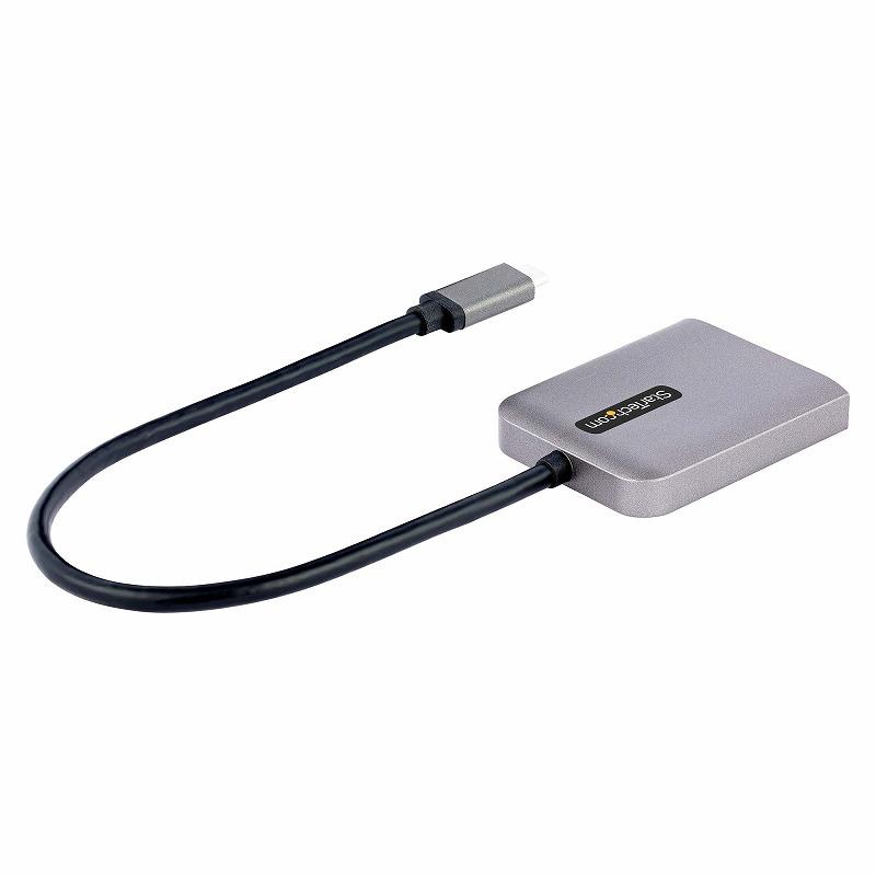 MSTハブ USB-C接続 デュアルモニター 4K60Hz DisplayPort 1.4 Altモード HDR 30cm ケーブル Windowsのみ マルチディスプレイ 分配器 スターテック_2