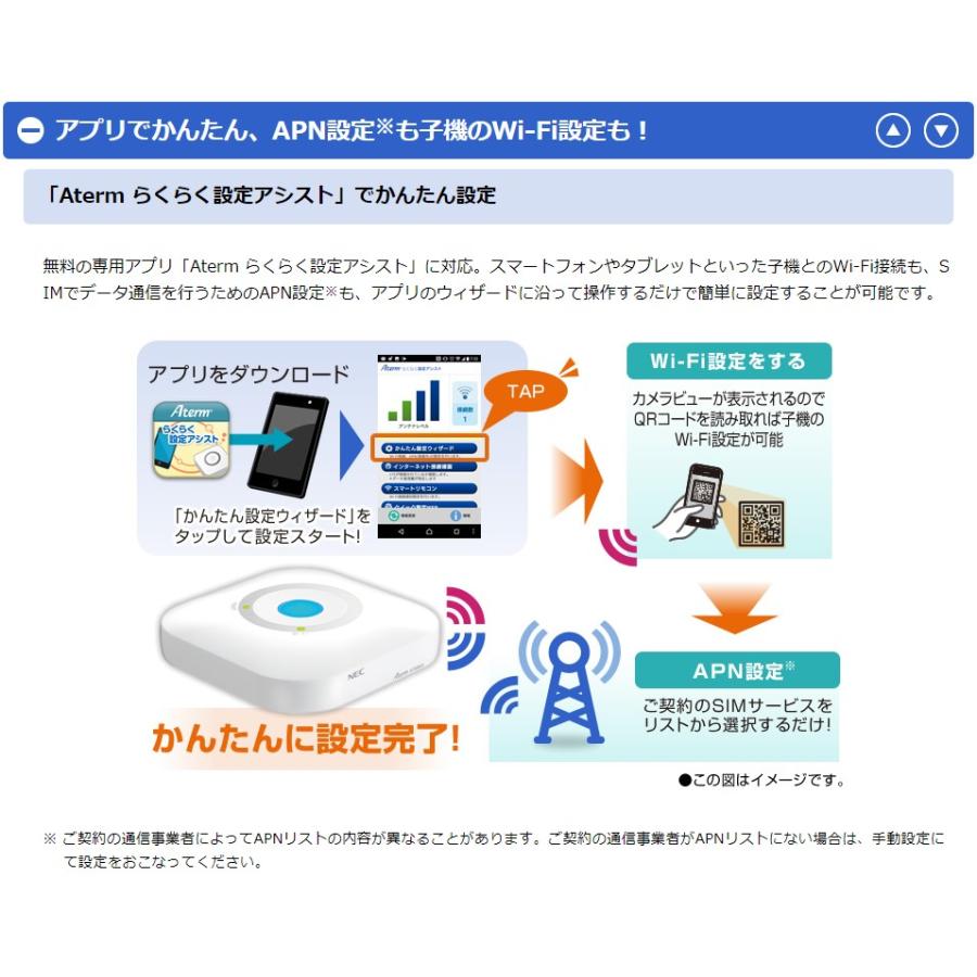Aterm HT100LN Wi-Fi ルーター ワイファイ simフリー シムフリー 5G
