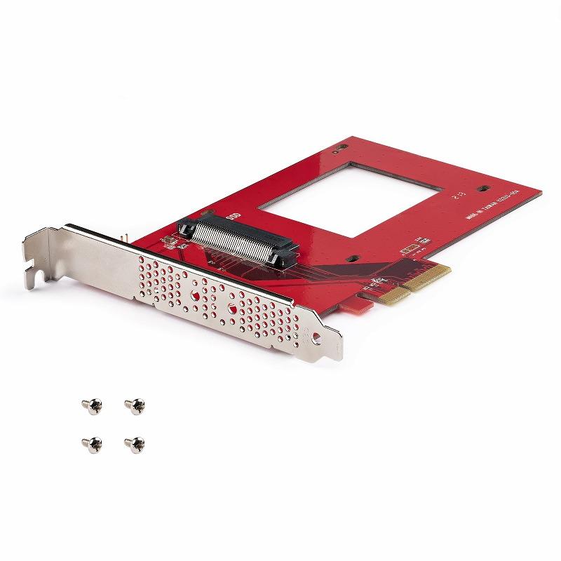 U.3-PCIeアダプタカード PCI Express 4.0 x4 2.5インチ U.3 NVMe SSD SFF-TA-1001_12