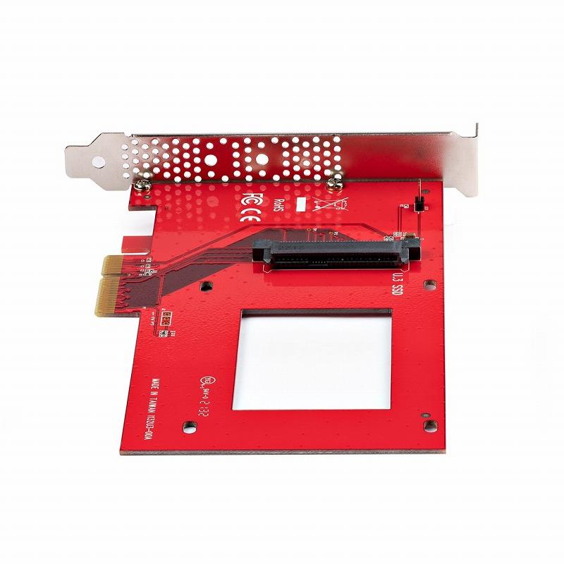 U.3-PCIeアダプタカード PCI Express 4.0 x4 2.5インチ U.3 NVMe SSD SFF-TA-1001_4