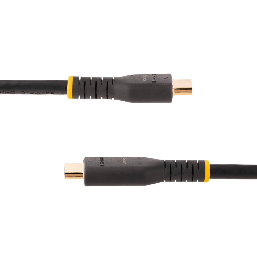 2年保証 ハイスピードHDMI 2.0ケーブル 7m アクティブ 4K60Hz イーサネット対応 高耐久性 オス-オス ブラック 長尺 UHD ディスプレイ スターテック