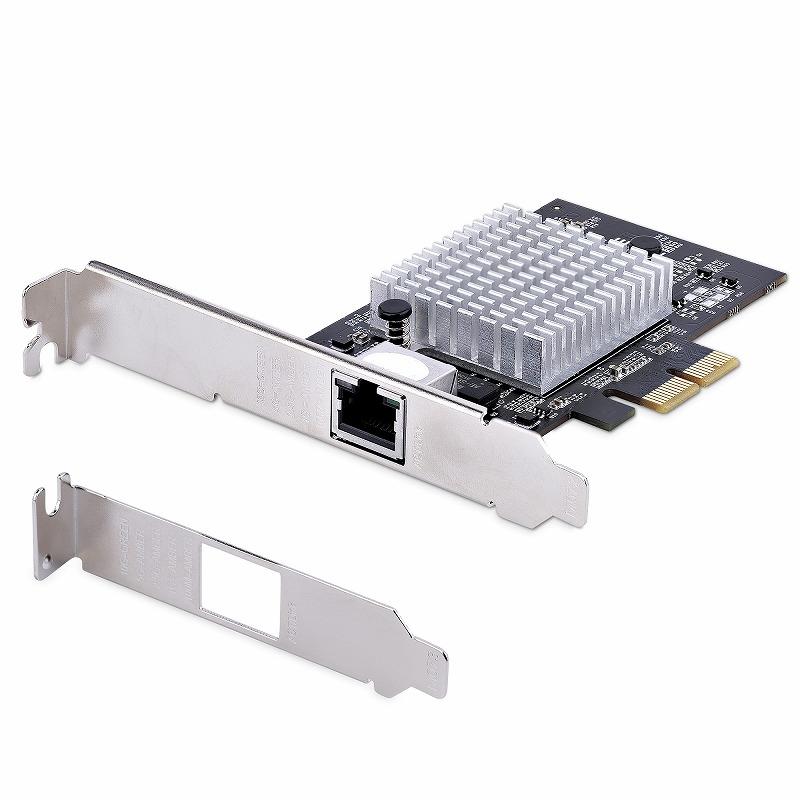 PCI Express LANカード 1ポート 10Gbps 6スピード 10GBASE-T & NBASE-T