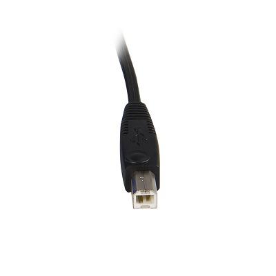 3m KVMケーブル パソコン自動切替器専用 2 in 1 USB VGA KVMケーブル ブラック USB A   D-Su スターテック StarTech.com 全期間保証｜acceljapan｜05