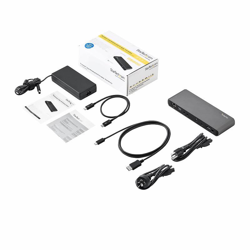 Thunderbolt 3 ドッキングステーション Mac Windows対応 デュアル4K