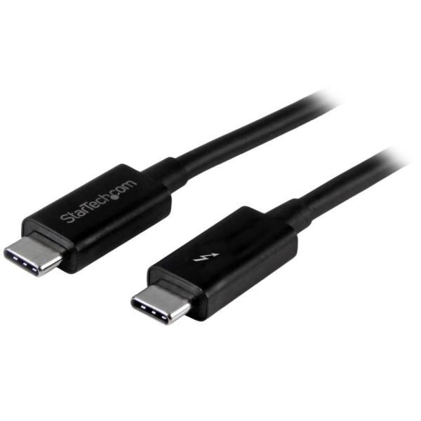 スターテック Startech 1m Thunderbolt 3 (20Gbps) USB-C ケーブル サンダーボルト/ USB/ DisplayPort に対応 USBケーブル