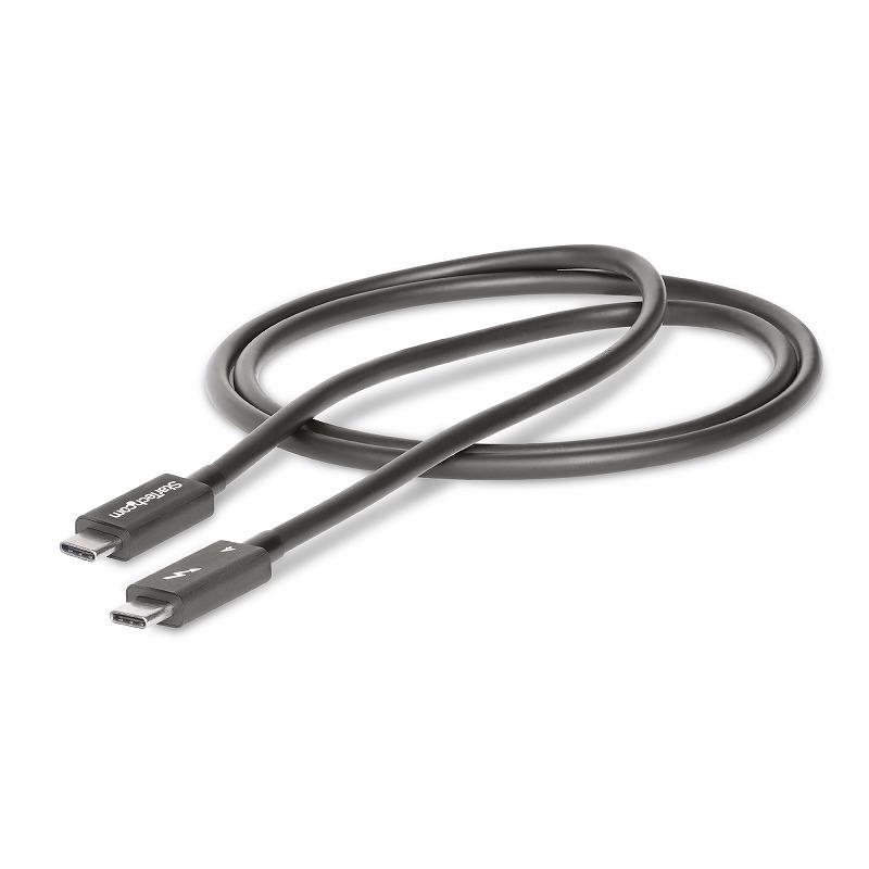 Thunderbolt 4ケーブル 1m 4K8K 60hz 40Gbps 100W PD Intel USB4 3 USB