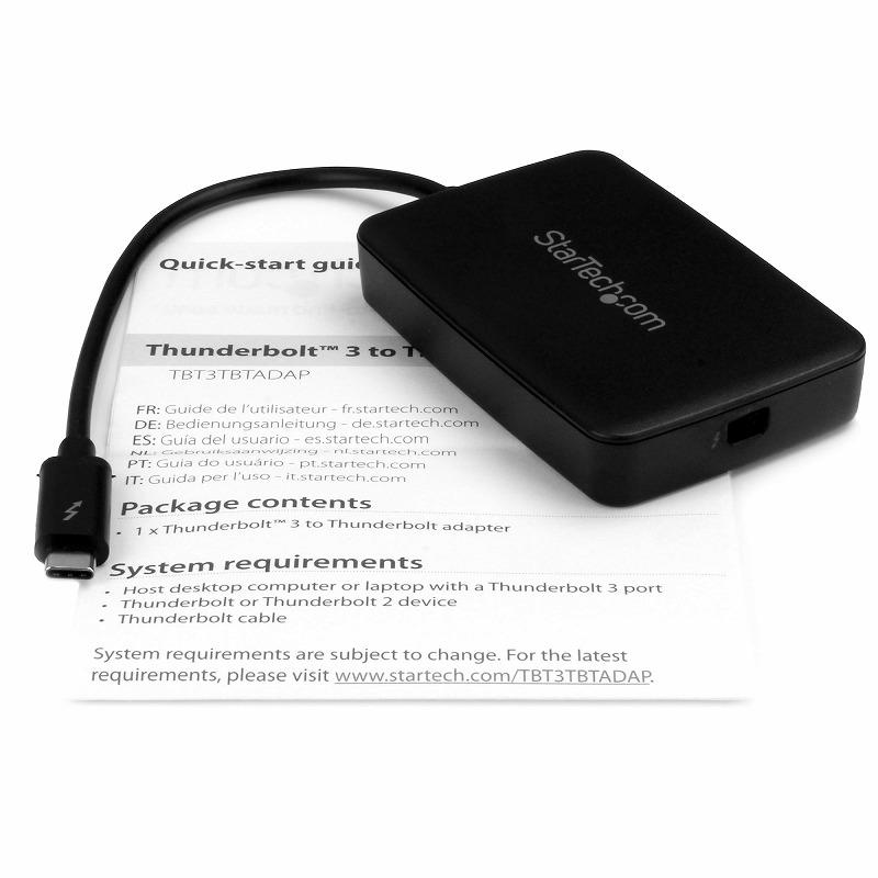 Thunderbolt 3 - 変換アダプタ Windows Mac対応 サンダーボルト3 USB-C