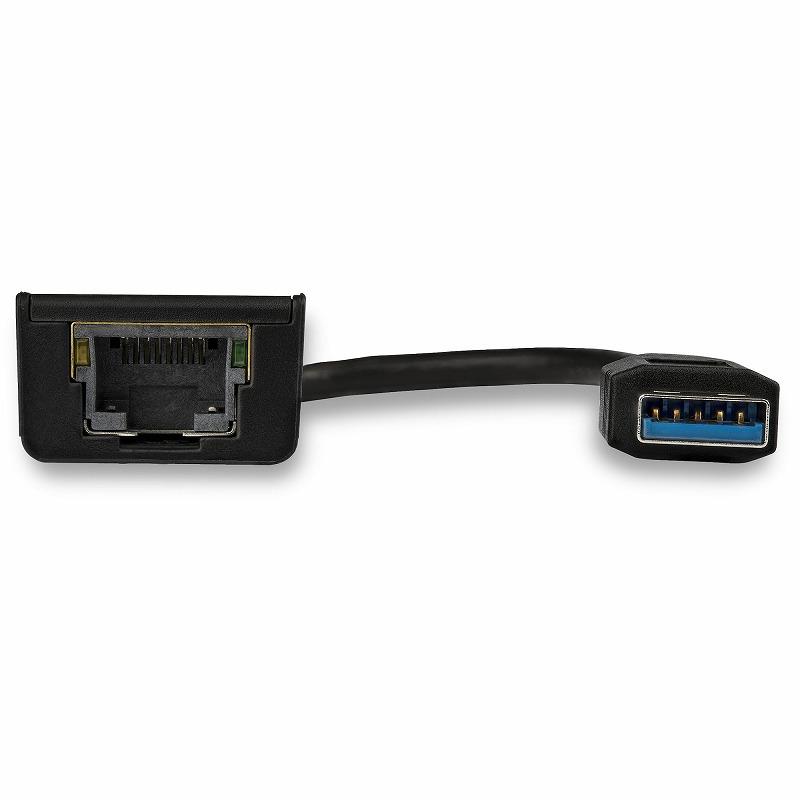 USB 3.0-Gigabit Ethernet LANアダプタ (ブラック) 10 100 1000Mbps