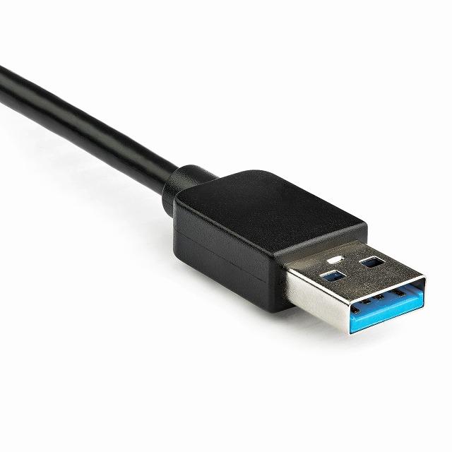 USB 3.0 - デュアルDisplayPortアダプタ 4K 60Hz USB 3.0 (5Gbps) USBデュアルモニタ対応アダプタ  スターテックの画像