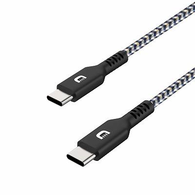 充電 USBケーブル　ZENDURE SuperCord USB-C to USB-C 100W 高耐久Kevlar素材 ブラック(5A USB2.0)　長さ1m ゼンデュア｜acceljapan｜03