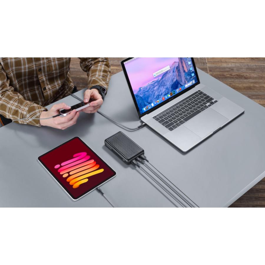 2年保証 モバイルバッテリー 大容量 iPhone 軽量 SuperTank S4 PD