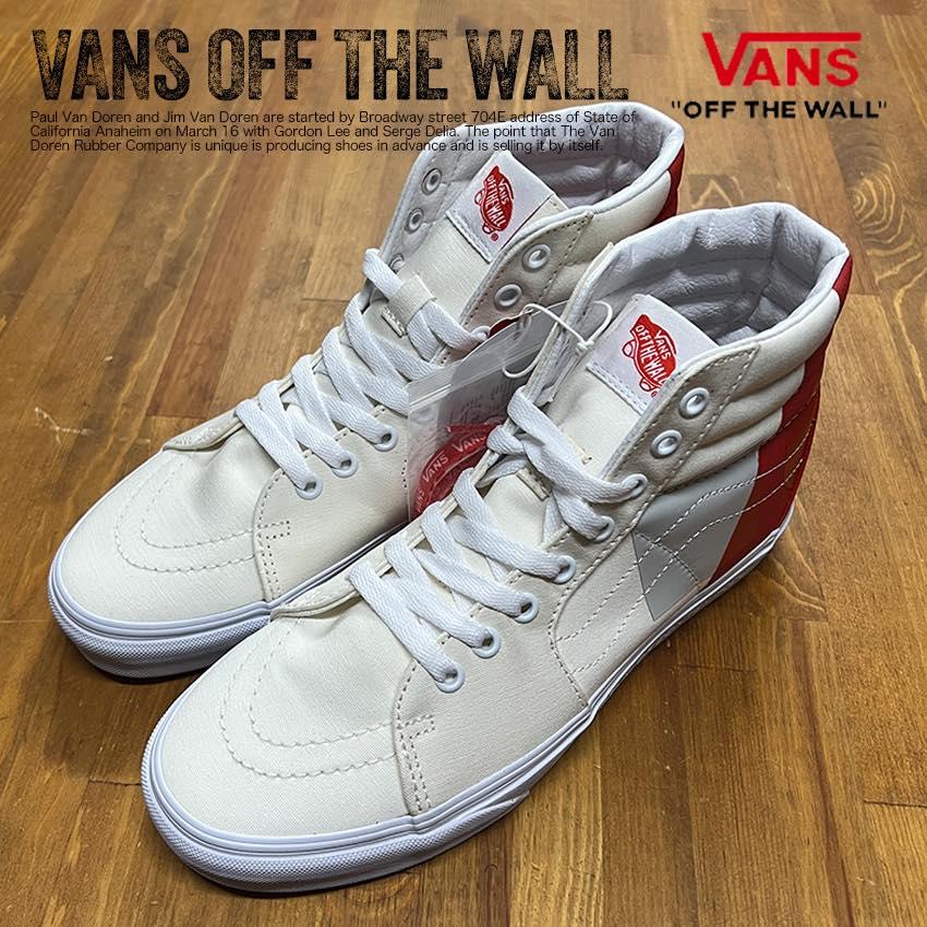 Vans ヴァンズ Sk8 Hi Moca Logo Marshmallow ハイカット バンズ スニーカー 靴 メンズ Va21f Vn0a5krha56 Accept 通販 Yahoo ショッピング