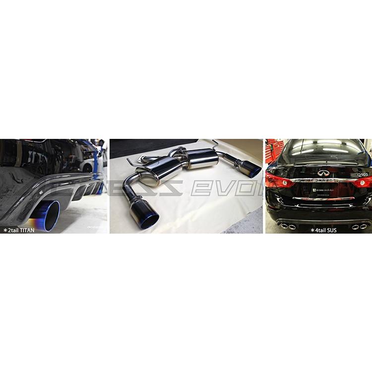 Ae EuroR Plus V37スカイライン リアピース(Tail) 4テール90Φ : Access