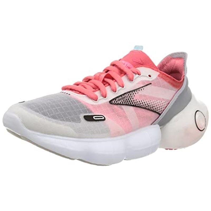 ブルックス ランニングシューズ 軽量 クッション 安定感 オーロラ ホワイト/ピンク 23.0 cm B