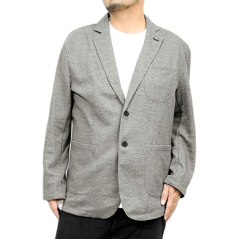 メンズ テーラードジャケット 大きいサイズ グレー 29 5l ジャケット 2b カット フォーマル ブレザー 裏ボーダー チェスターコート 海外 正規品 Eikonos Com