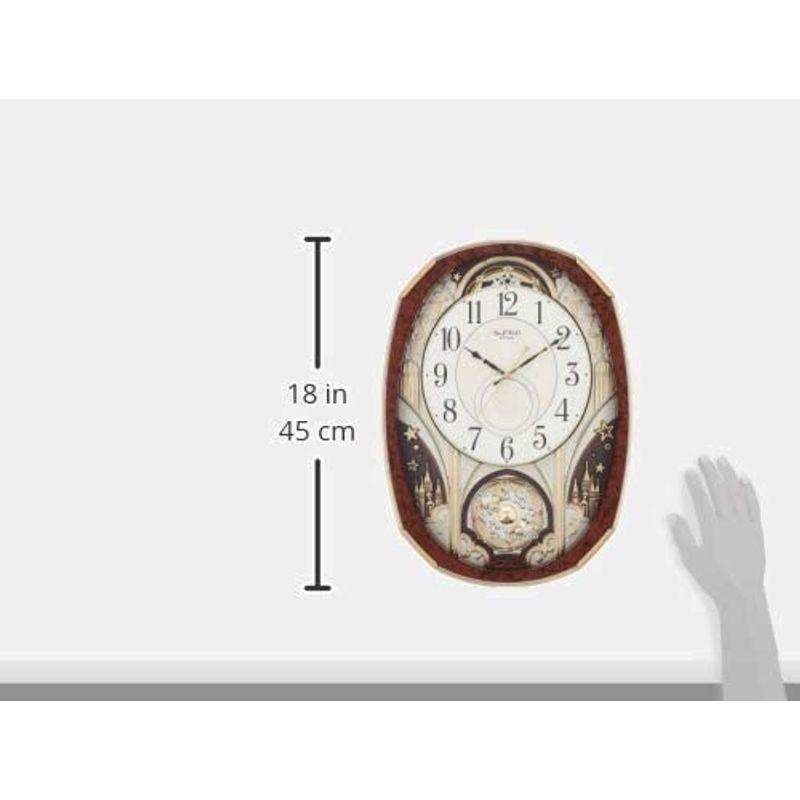 リズム(RHYTHM) 掛け時計 電波 アナログ からくり スモールワールドノエルM 30曲 メロディ 茶 Small World 4MN5 CITIZEN シチズン 掛け時計 電波時計 スペイシーM465 8MY465-019 790076 ZYX1538767228(13506円)