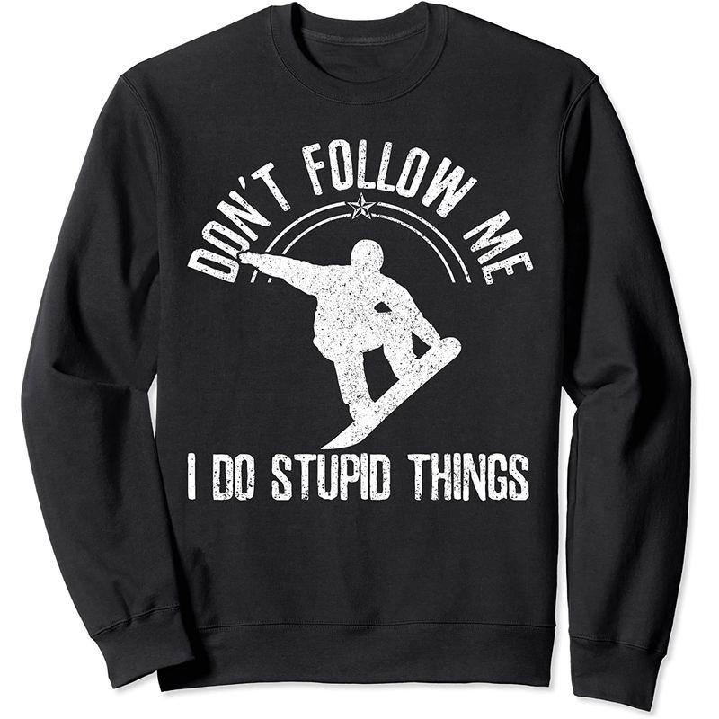 付与 面白い スノーボード フリースタイル ギフト トレーナー