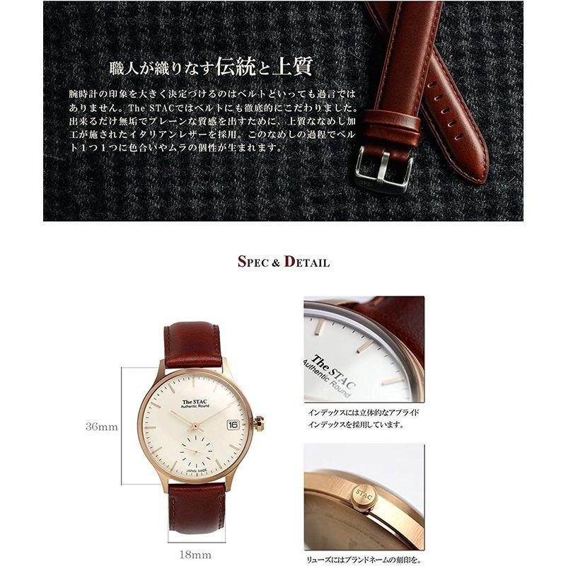 ザ・スタック The STAC 日本製 国産 腕時計 ウォッチ Authentic Round 36mm クラシック メンズ レディース 並 メンズ腕時計 FKP1153971760(10129円)