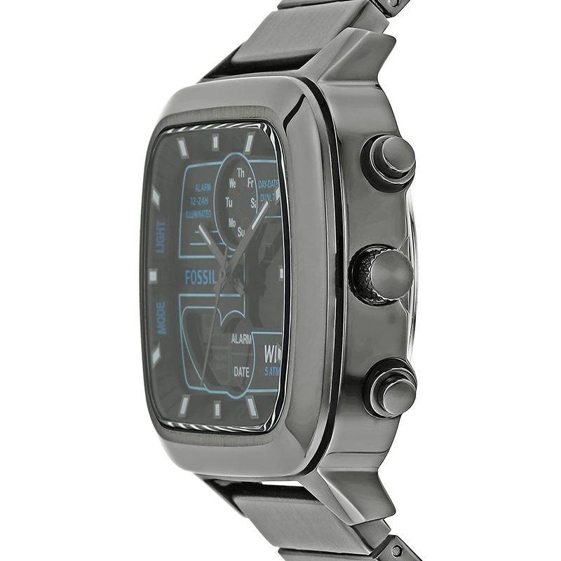 フォッシル Watch Retro Anadigital FS5892 メンズ Smoke Watch Retro Smoke Anadigital FS5892 メンズ Band