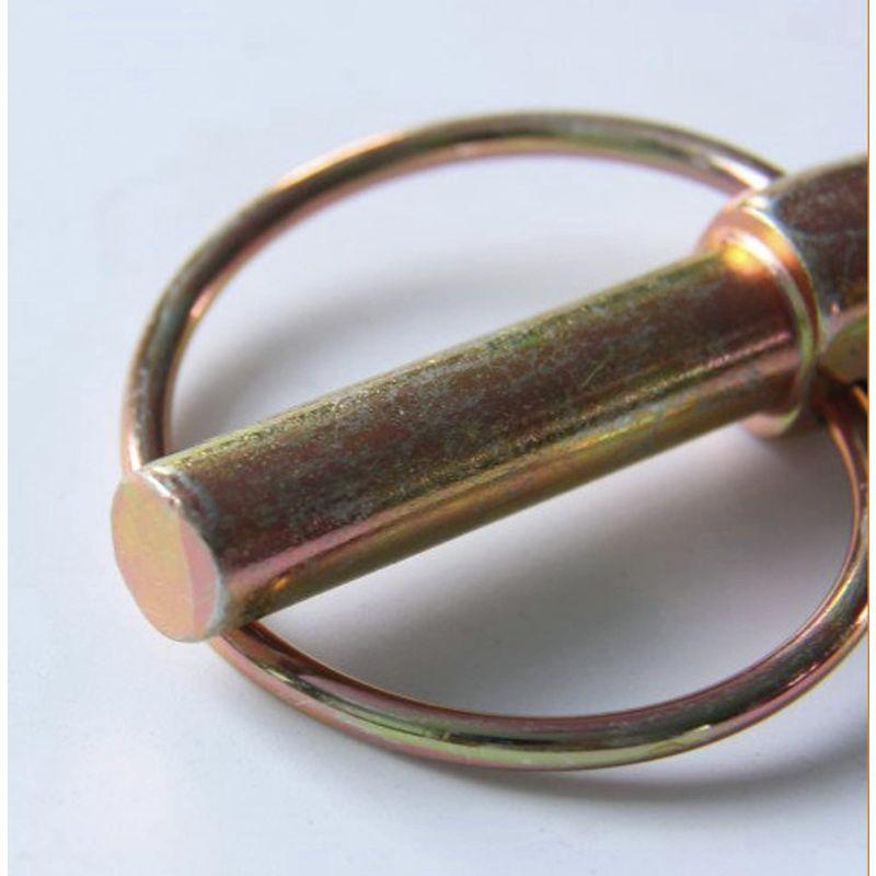 [ドナリー]リンチピン ロックピン 農機 耕運機 トラクター パイプ 連結 ジョイント 10個セット (6mm×45mm