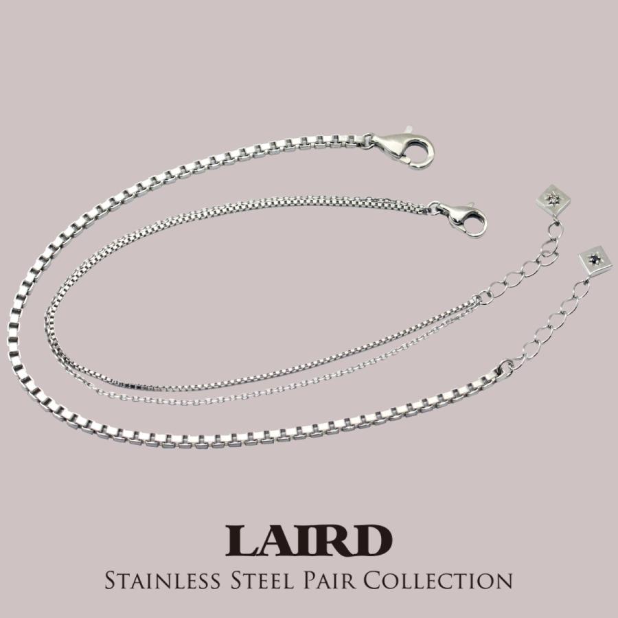 ペアブレスレット Laird レアド ステンレス カップル 大人 きれいめ オシャレ シンプル アレルギーフリー 記念日 ギフト R R R R Accessary Park 通販 Yahoo ショッピング