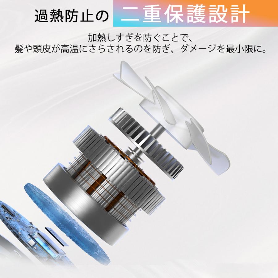 ゴールド ヘアドライヤー 360°ノズル ドライヤー 360°回転 ノズル 大風量 速乾 マイナスイオン 静電気