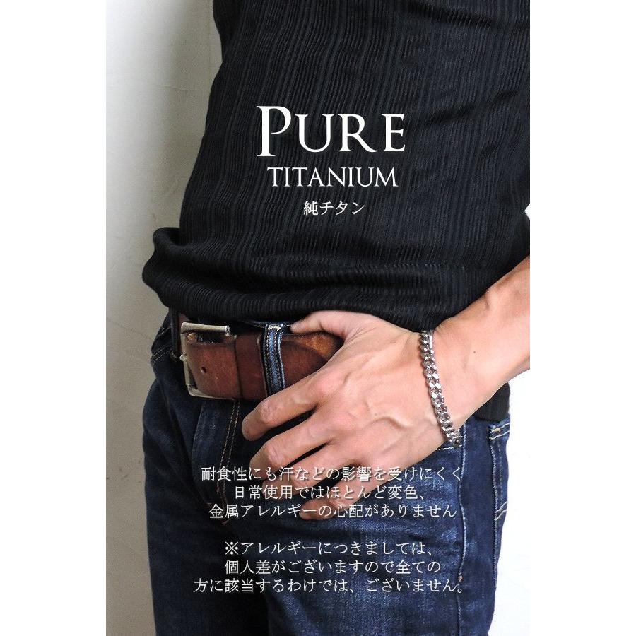 喜平ブレスレット 喜平 チタン ブレスレット メンズ ブレスレット 人気 ネックレス チェーン 2面 シングル 9ミリ幅 長さ選べる Ti N S9 Br Accessories Grace 通販 Yahoo ショッピング