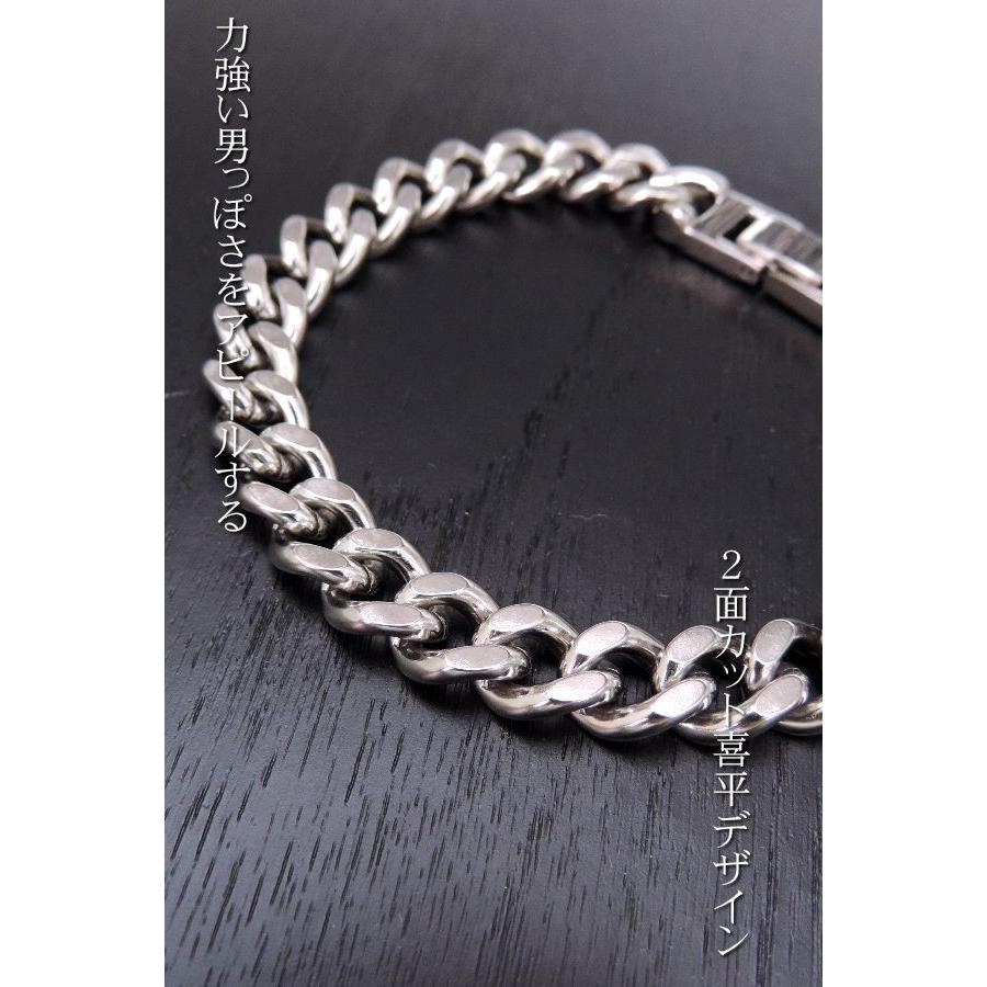 喜平ブレスレット 喜平 チタン ブレスレット メンズ ブレスレット 人気 ネックレス チェーン 2面 シングル 9ミリ幅 長さ選べる Ti N S9 Br Accessories Grace 通販 Yahoo ショッピング
